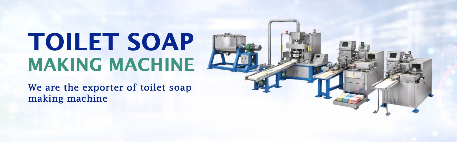 Detergent cake bar making machine